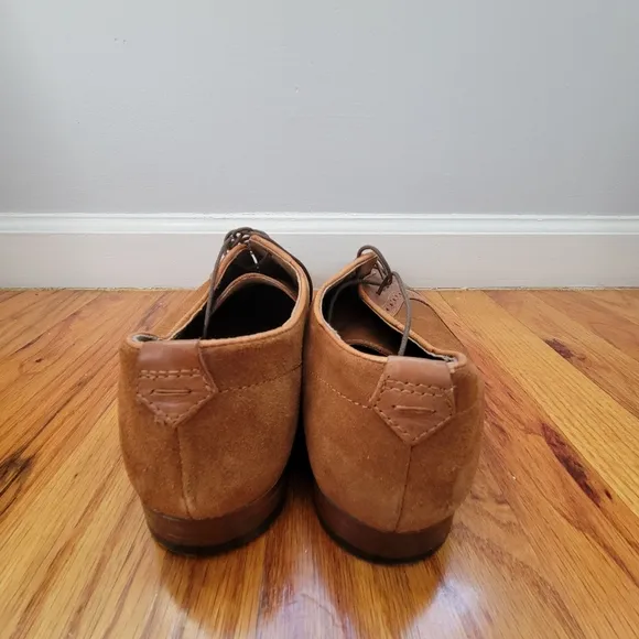 Asos Man Brown Cap Toe Oxford Dress Shoes Size 10