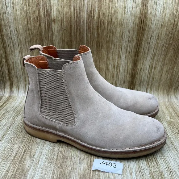 Astorflex Bitflex Chelsea Boots Men's Size 11 M Tan Suede Ankle Boots Shoes