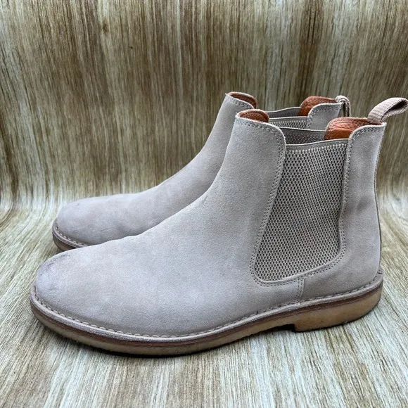 Astorflex Bitflex Chelsea Boots Men's Size 11 M Tan Suede Ankle Boots Shoes