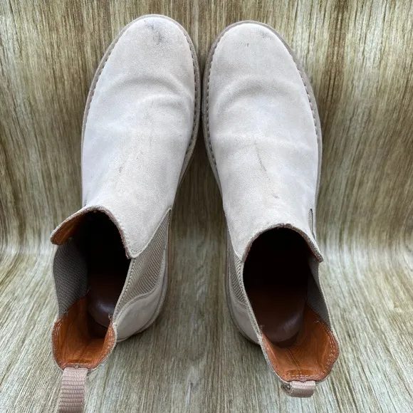 Astorflex Bitflex Chelsea Boots Men's Size 11 M Tan Suede Ankle Boots Shoes