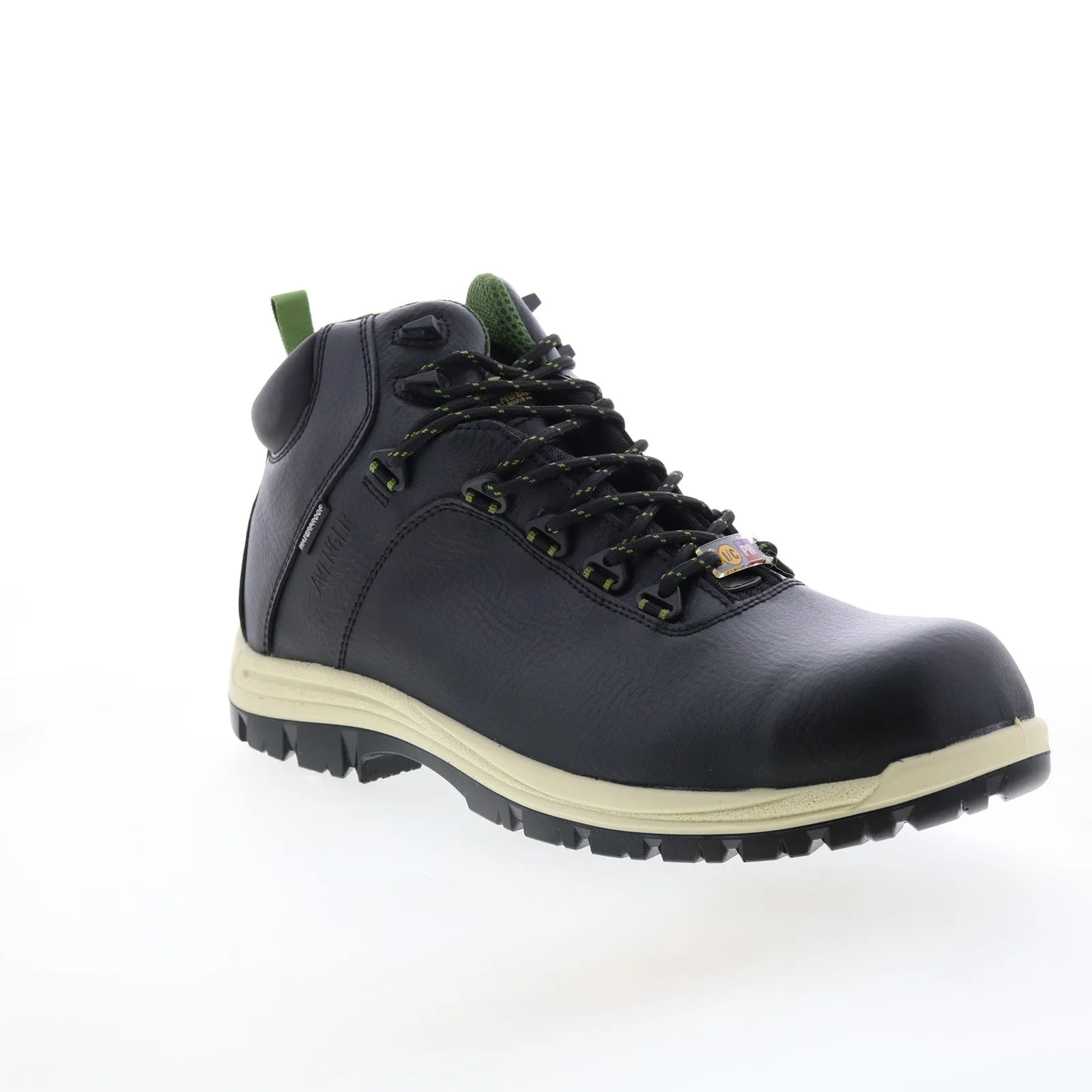 Avenger Breaker Composite Toe Electric Hazard WP PR 6" Mens Black Wide Boots