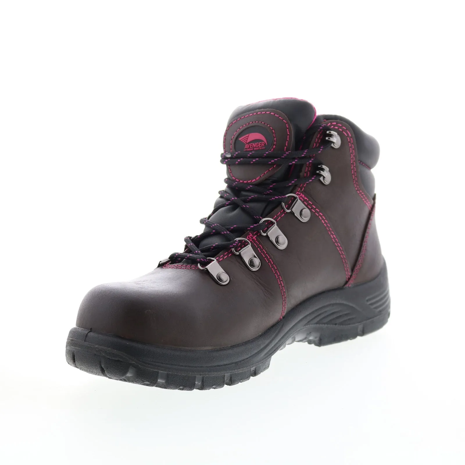Avenger Framer Steel Toe Electric Hazard WP 6" A7125 Womens Brown Wide Boots