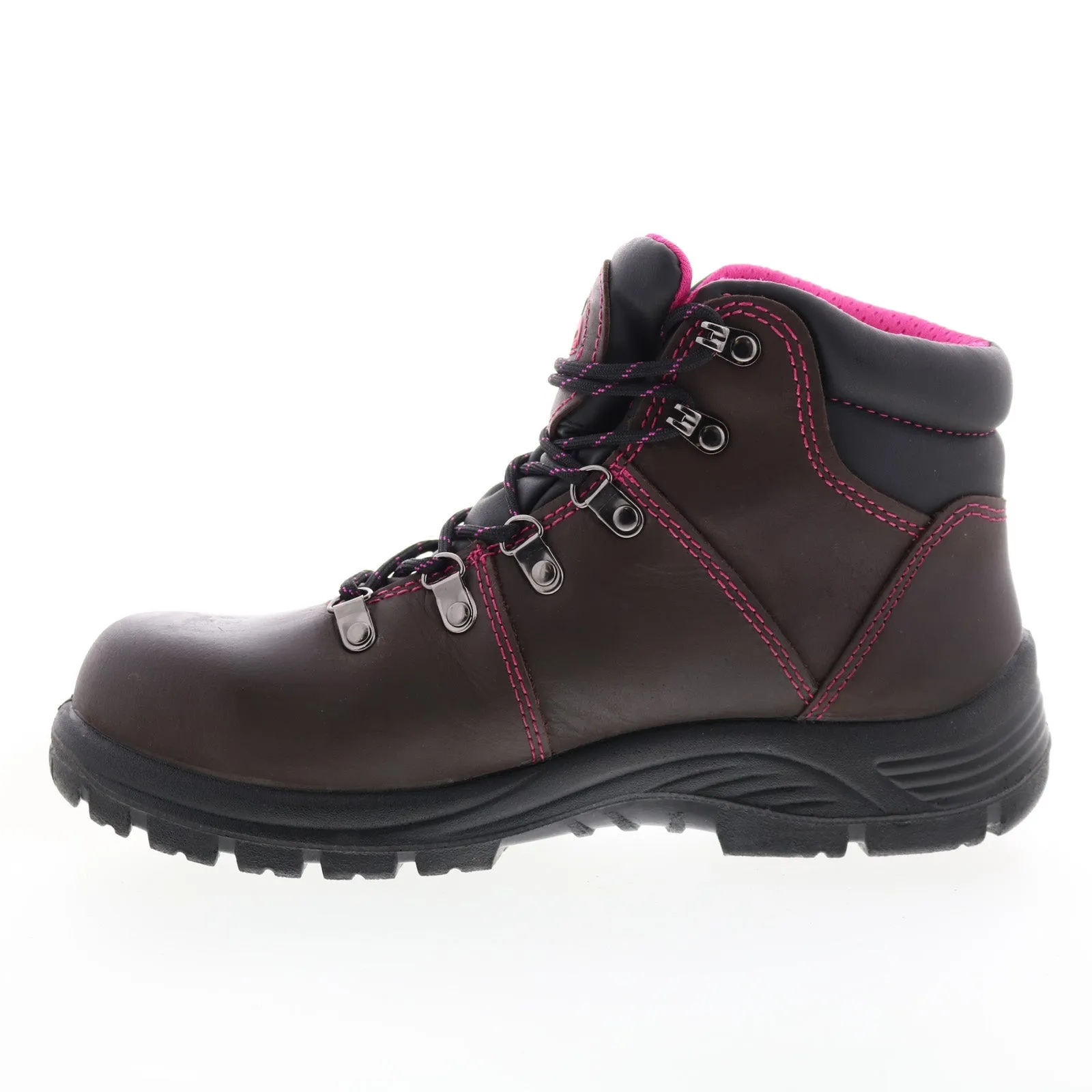 Avenger Framer Steel Toe Electric Hazard WP 6" A7125 Womens Brown Wide Boots