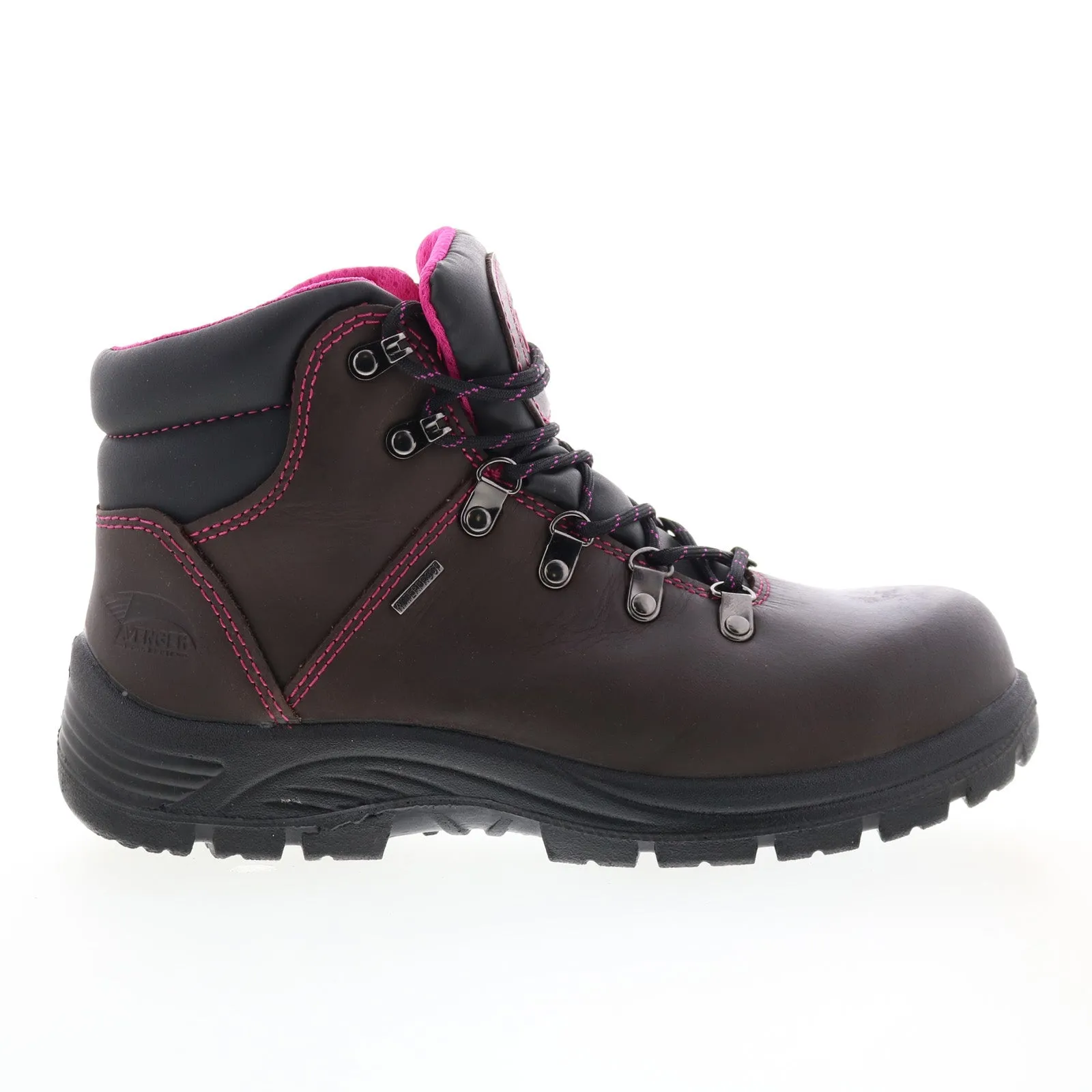 Avenger Framer Steel Toe Electric Hazard WP 6" A7125 Womens Brown Wide Boots