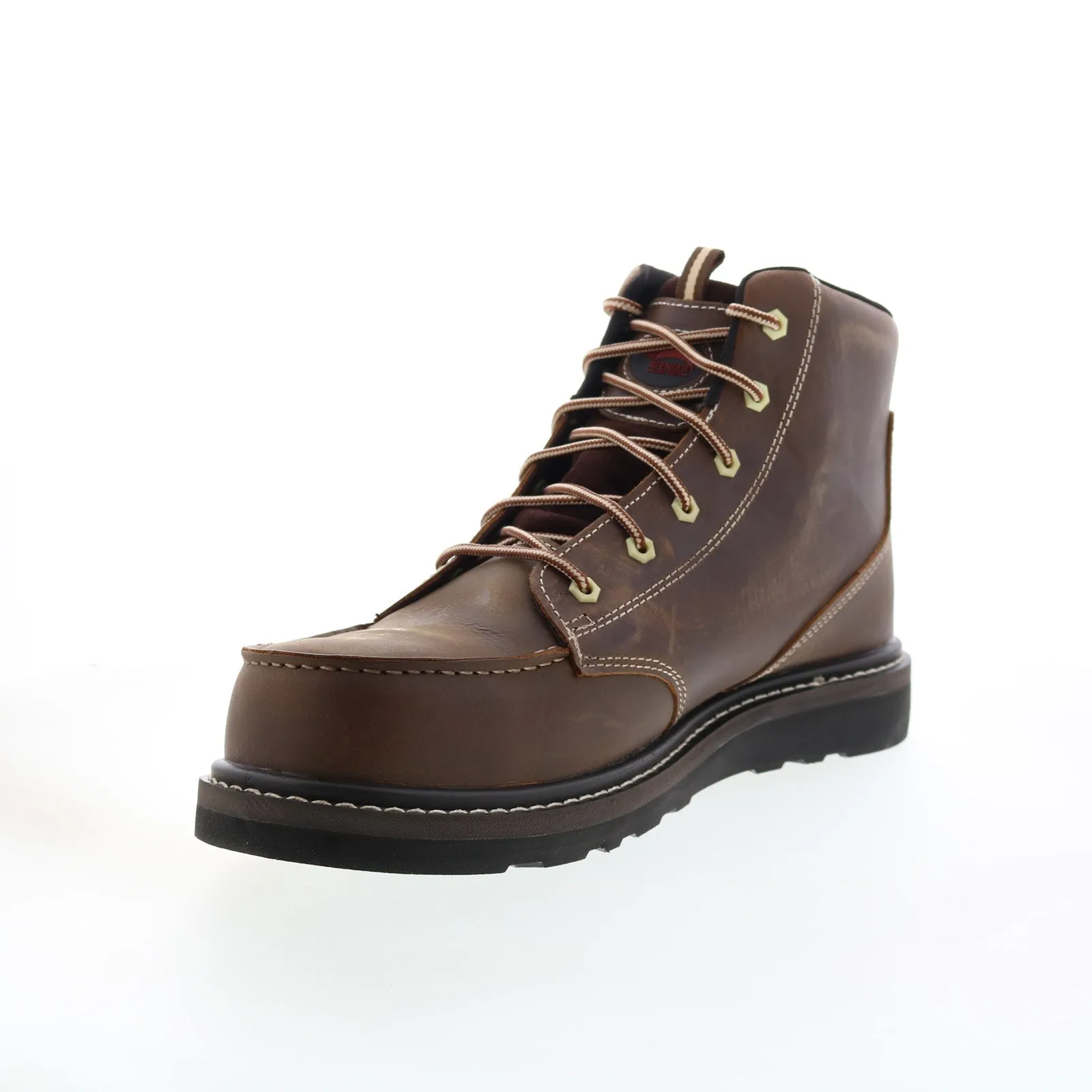Avenger Wedge Carbon Toe Electric Hazard WP 6" Mens Brown Wide Work Boots