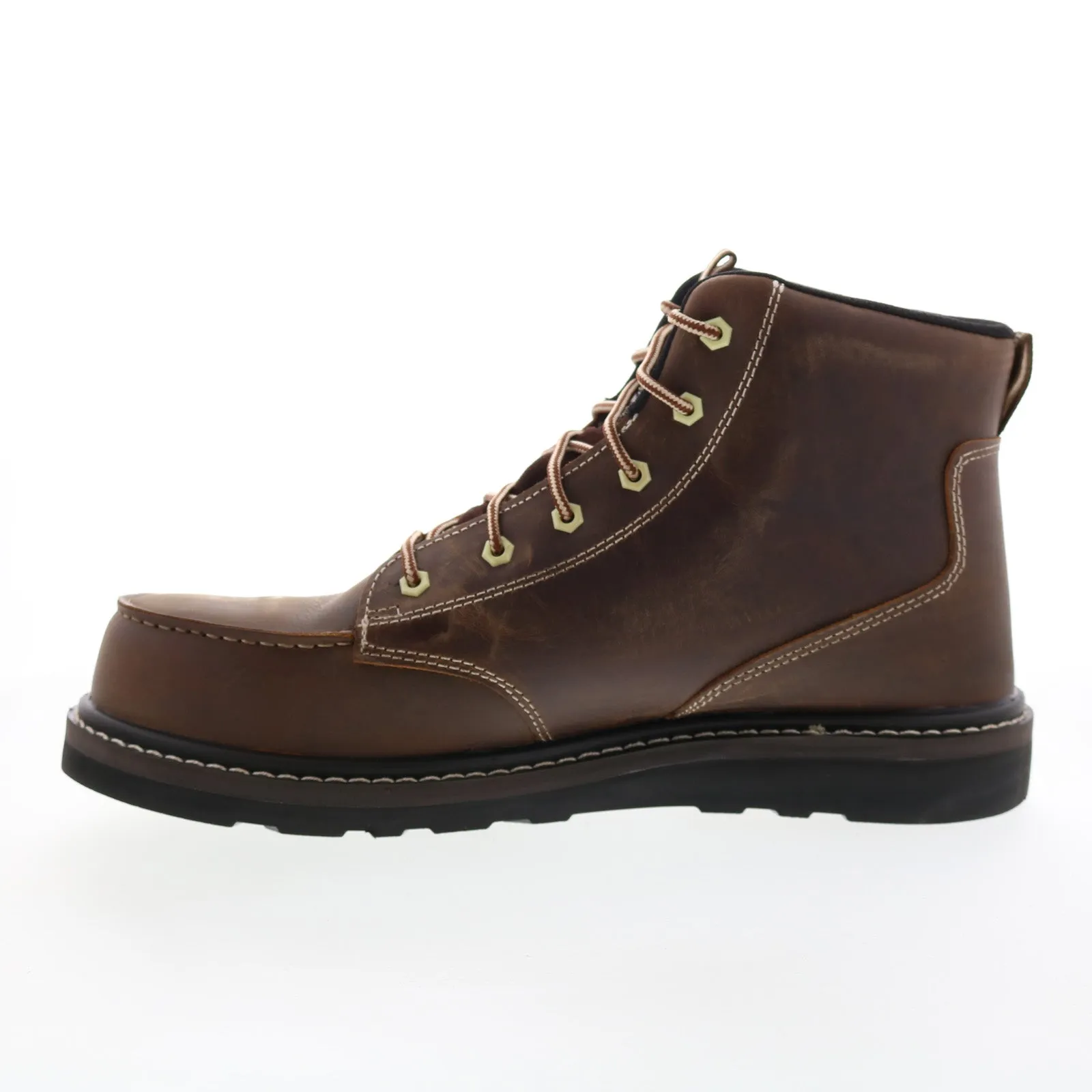Avenger Wedge Carbon Toe Electric Hazard WP 6" Mens Brown Wide Work Boots