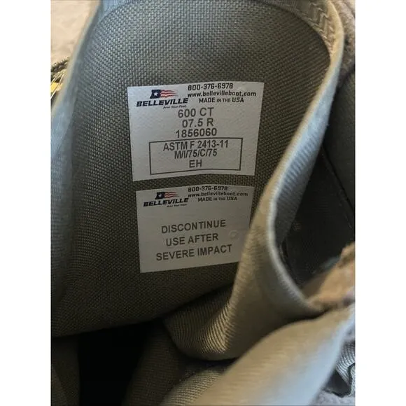B Belleville Arm Your Feet Men's 600 CT Waterproof Composite Safety Toe Flight