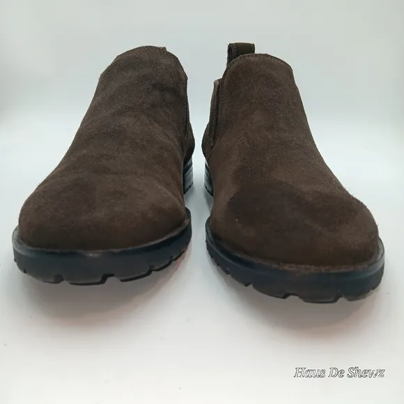 BACCO BUCCI Studio &quot;Meredith&quot; Dark Brown Suede Ankle Boots Size 13Mens MSRP $189