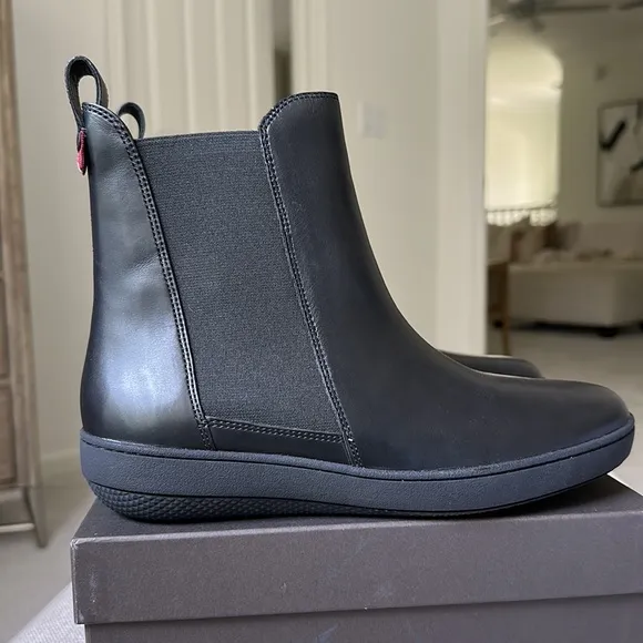 Bally Ananya Black Leather Ankle Boots