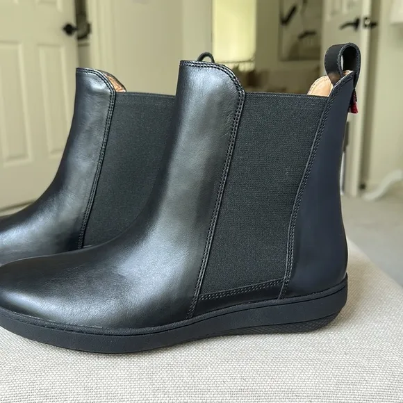 Bally Ananya Black Leather Ankle Boots