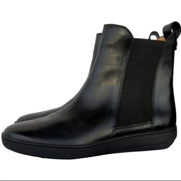 Bally Ananya Black Leather Ankle Boots