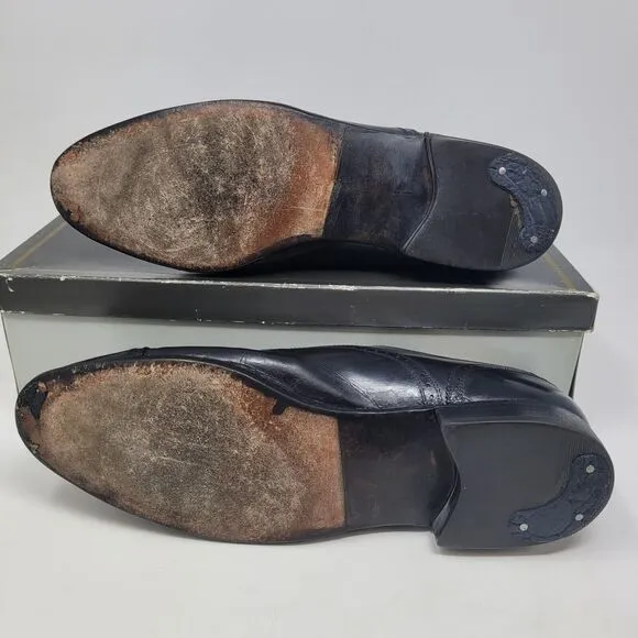 BALLY OF SWITZERLAND Wing Townsend Oxford Dress Shoes Sz 8D Parawet Hand Crafted