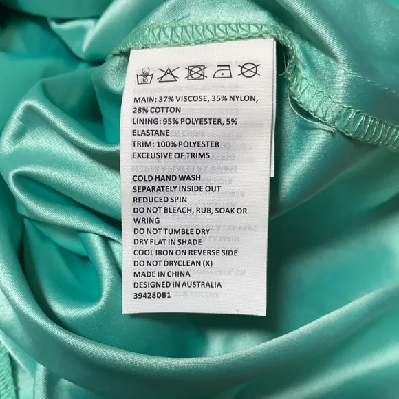 Bardot Teal Floral Lace Bodycon Cocktail Dress
