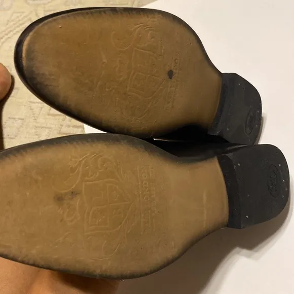 BASE LONDON MENS BLACK LEATHER DRESS SHOES SIZE 41 LIKE NEW