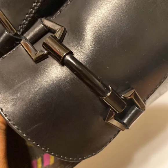 BASE LONDON MENS BLACK LEATHER DRESS SHOES SIZE 41 LIKE NEW