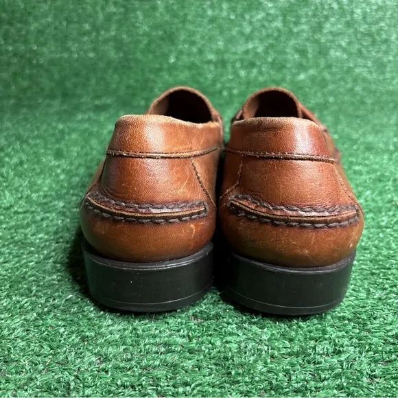 Bass Luddock Loafers Brown Leather Tassel Shoes Mens Size 11 D
