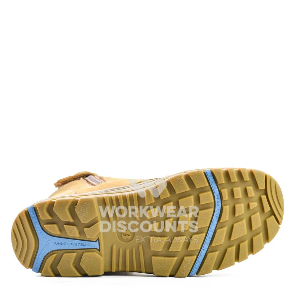 Bata Defender Zip Side Steel Cap Boots Wheat