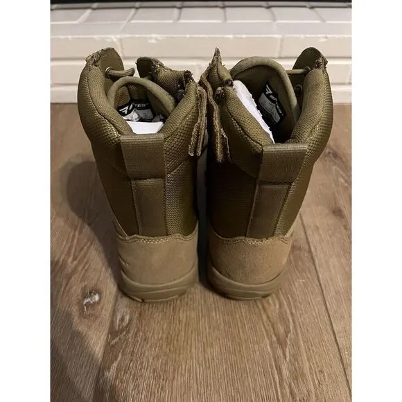 Bates E06511 Men's Fuse Tall Side Zip Coyote Uniform Tactical Boots Shoes sz 11