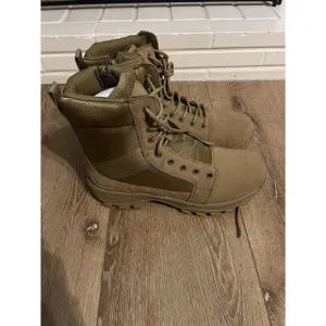 Bates E06511 Men's Fuse Tall Side Zip Coyote Uniform Tactical Boots Shoes sz 11