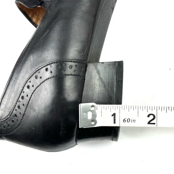 Beautifeel Shoes 38 Black Leather Suede Three Button Slip On Comfort Womens 7.5
