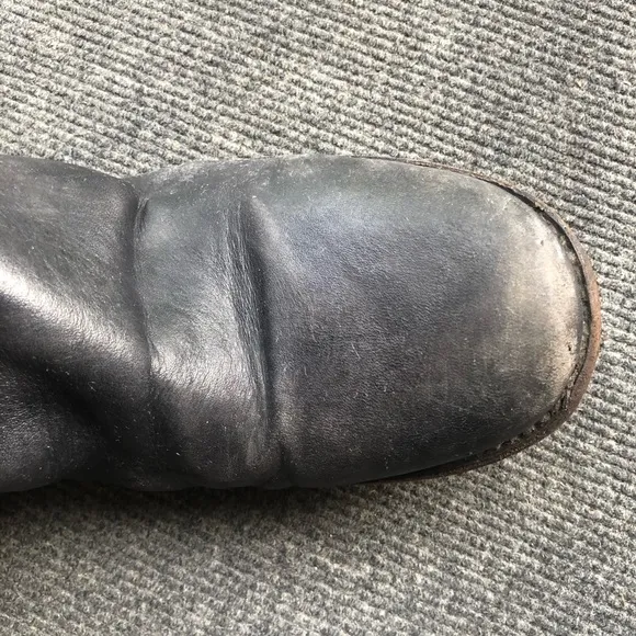 Bed Stu Boots Handmade Distress Ankle Leather Side Zipper Rugged Bohemian 8.5