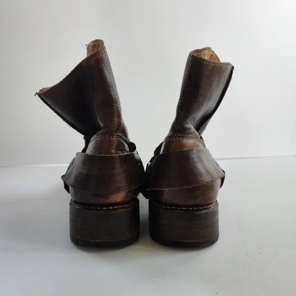Bed Stu Brown Leather Cobbler Boots