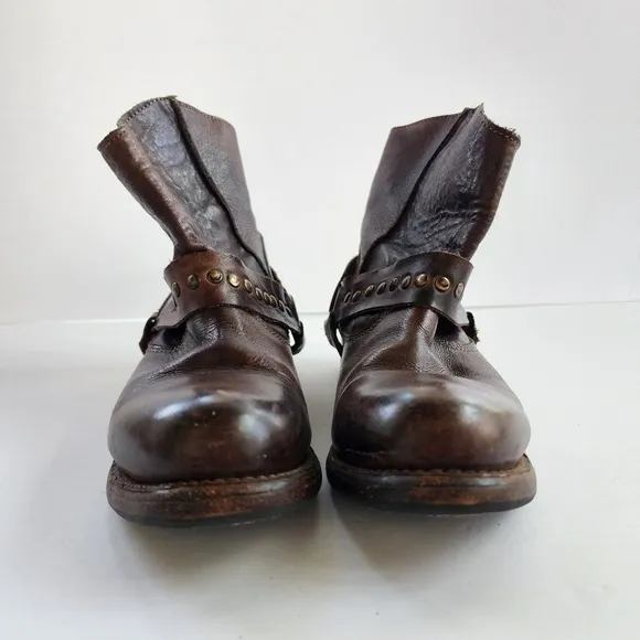 Bed Stu Brown Leather Cobbler Boots