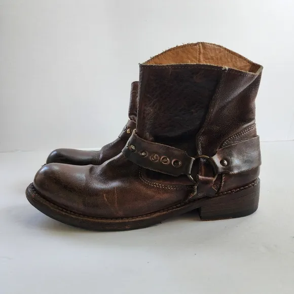 Bed Stu Brown Leather Cobbler Boots