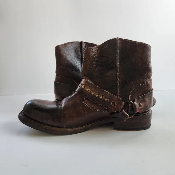 Bed Stu Brown Leather Cobbler Boots