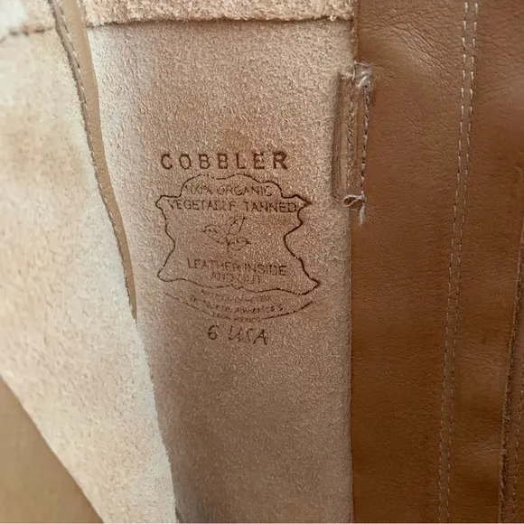 BED STU Gogo Lug Boots Tan Rustic Size 6