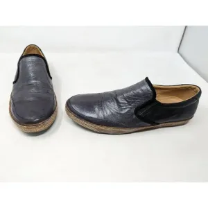 BED STU HANDMADE DISTRESSED LEATHER LOAFERS SHOES GRAY BLACK MENS SIZE 11