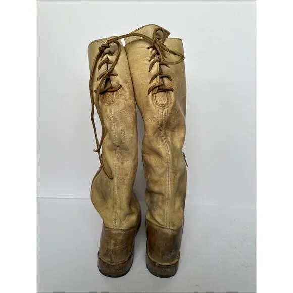 Bed Stu Leather Knee-high Riding Boots Size 6.5