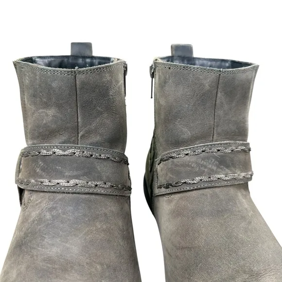 Bed Stu Men's 11 Innovator Leather Harness Biker Western Rugged Boots Distressed