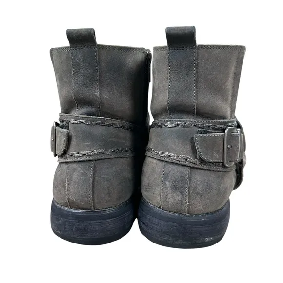 Bed Stu Men's 11 Innovator Leather Harness Biker Western Rugged Boots Distressed