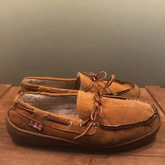 Ben Sherman Mens Matt Moc BNMS20012 Brown Suede Low Top Boat Shoes Loafers 10