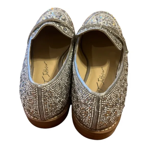 BETSEY JOHNSON Elegant Silver Loafers