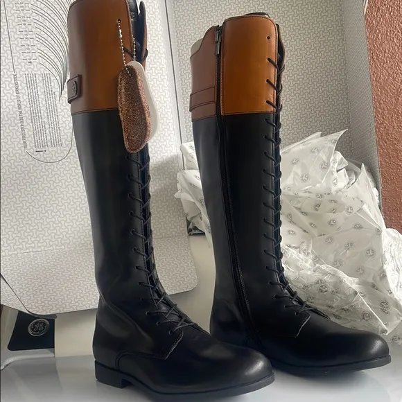 Birkenstock Longfred black leather boots nwt 36