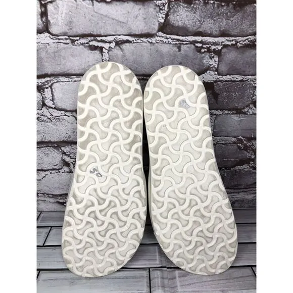 Birkenstock White Leather Oswego Slip On Loafers Shoes Women Sz 42EU/11M US