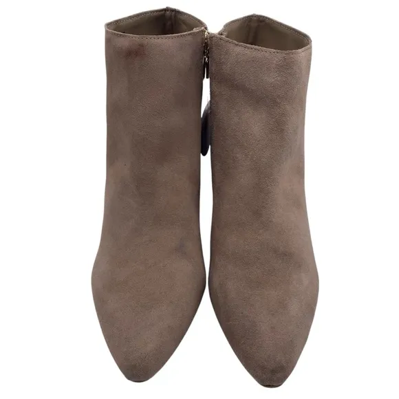 Blondo Womens Shoes Tasel Boots 9.5 Tan Ankle Suede Stacked Heel Waterproof