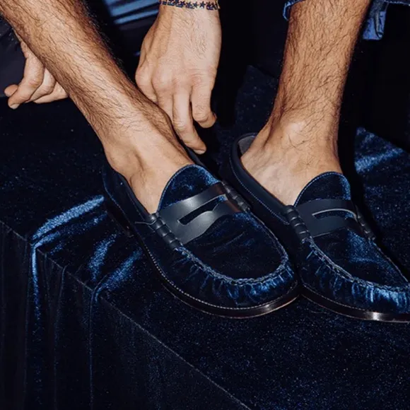 Blu Scarpa LA VELLUTO COLLEGENavy Velvet