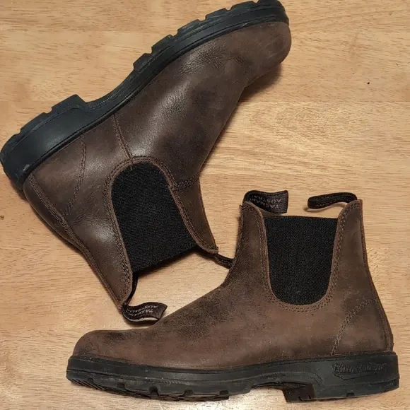 Blundstone Brown Chelsea Boots Durable Suede