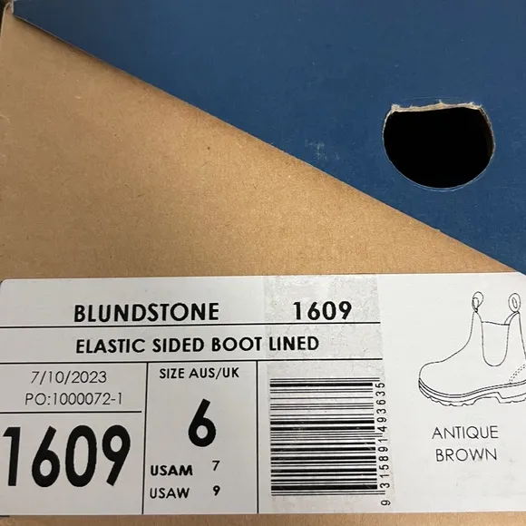 Blundstone Women’s Chelsea Boots Antique Brown Size 9