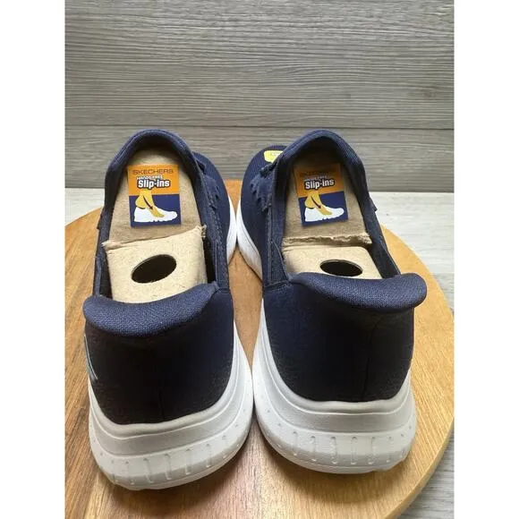 Bobs from Skechers 117500 Slip-Ins Comfort Sneaker Blue Women’s 8.5