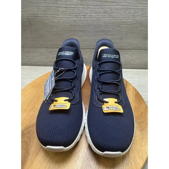 Bobs from Skechers 117500 Slip-Ins Comfort Sneaker Blue Women’s 8.5