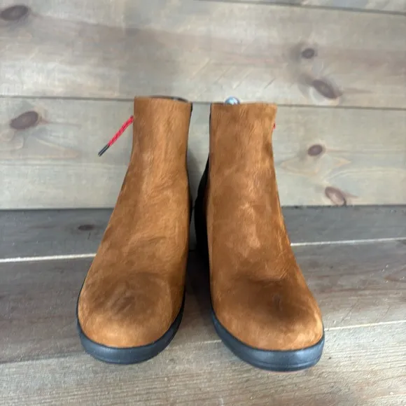 bog vista rugged womens size 7 shoes brown leather waterproof ankle boots