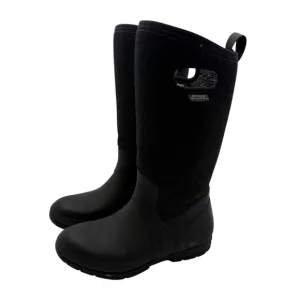 Bogs Crandall Wool Womens 8 Tall Winter Boots Shoes Black Muck Rain Knee High