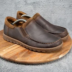 Born Gudmund Loafers, Brown Leather, Men's 11.5 M