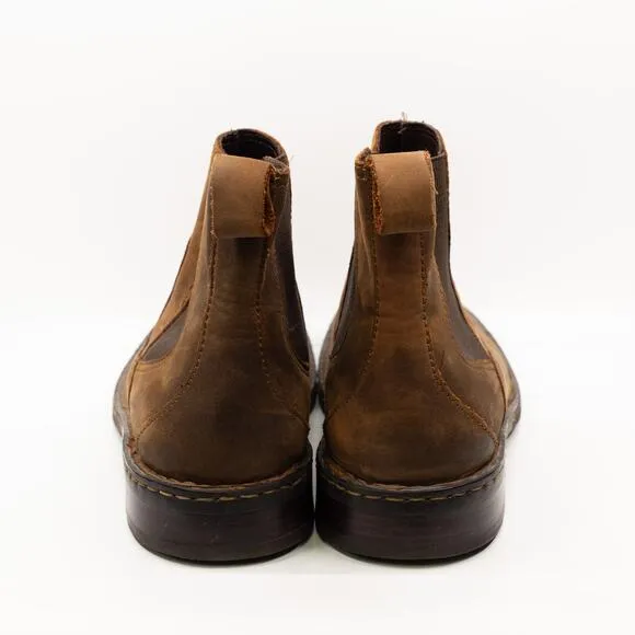 BORN Hemlock Chelsea Boots Rugged Leather Nubuck Grand Canyon Brown Mens Sz 13