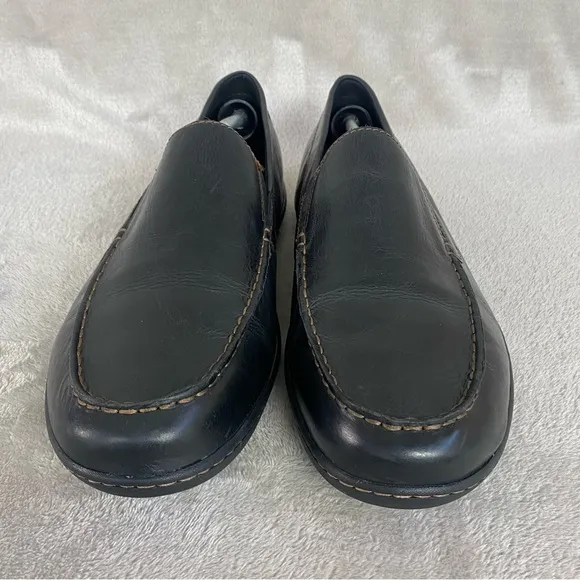 Born Thaton Mens Loafer Dress Casual Shoes Size 14 M Dark Brown Leather