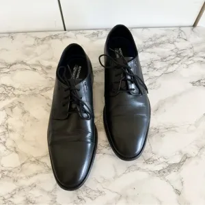 Bostonian Men's Nantasket Fly Oxford Black Dress Shoes ✨ Sz 10